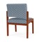 Lesro Lenox Armless Guest Chair, 22.5 in W 26 in L 31.5 in H LW1102 - alternate 2